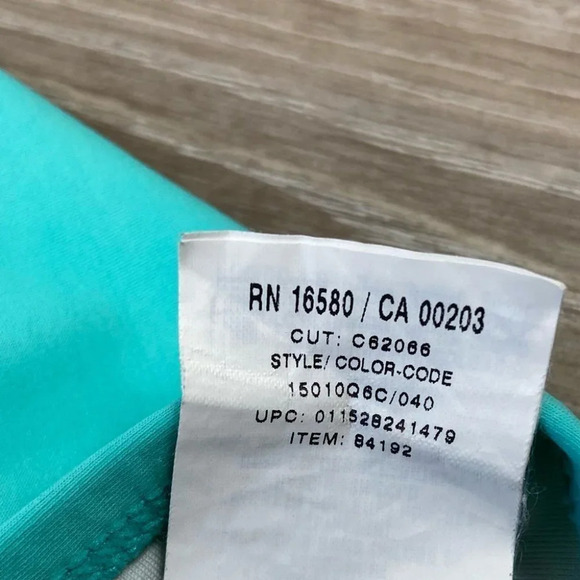 Cole of California Blue Halter Tankini  Swim Top - Picture 10 of 13